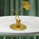 thumbnail image 3 of de hierro, cónica, candeliere , soporte para comedor, decoración de , centro , Dorado 9x9x15cm Fernando Porta vela, 3 of 6