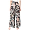 thumbnail image 2 of Jantzen Swimwear Woven Tie-Waist Wide Leg Cover-Up Pants - Size Large, 2 of 3