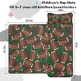 thumbnail image 5 of Football on Field Pattern Toddler Nap Mats for Kids Preschool,Sleeping Mat Bag or Kids,Toddler Sleeping Bag,Toddler Nap Mat or Daycare, 5 of 6