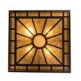 thumbnail image 4 of Meyda Tiffany 194822 Mission Prime 4 Light 31" Wide Semi-Flush Square Ceiling Fixture -, 4 of 7