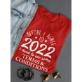 thumbnail image 3 of Terms And Conditions Of 2022 T-Shirt Women -Smartprints Designs, Female XX-Large, 3 of 4