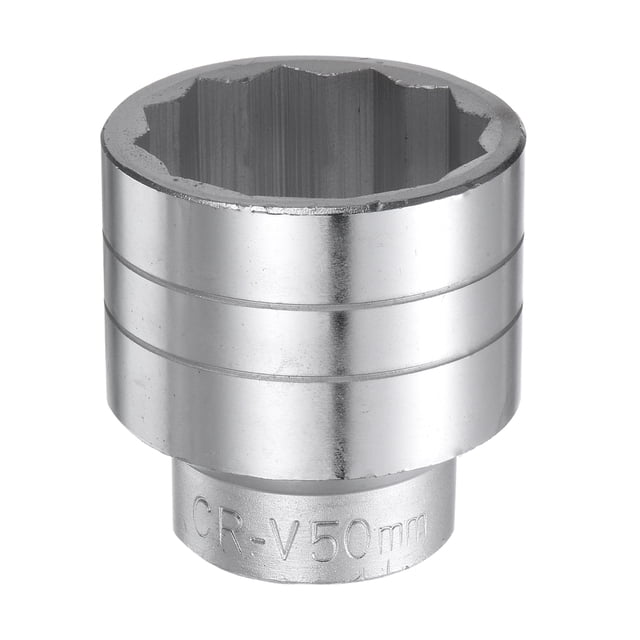 Unique Bargains 50mm 12 Point Shallow Socket 3/4' Drive Standard Metric Chromium Vanadium Steel