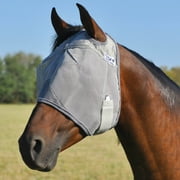 Foal Mini Cashel Comfort Crusader Standard Fly Mask No Ears Nose Grey