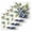 Green, variant on Blueberries Kitchen Dish Towels for Drying Dishes Set of 4, Farmhouse Blue Fruits Green Botanical Waffle Weave Microfiber Hand Tea Bathroom Towels Quick Dry & Absorbent Towel 12x12