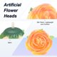 thumbnail image 2 of Uxcell Paquete de 30 Cabezas de Camelia Artificial, Cabeza de Camelia de Seda Falsa de 1.3 Pulgadas para Boda/Ramo/Pared de Flores [Rojo Atardecer, 3.5cm], 2 of 7