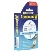 Compound W Wart Remover One Step Pads, 14 Count