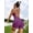 Deep Purple-Bra and shorts, variant on Women's Workout Sets 2 Piece Criss Cross Back Sport Bra with Yoga Shorts Women Seamless Workout Sets Strappy Sports Bra High Waist Booty Shorts Outfits Light Blue S