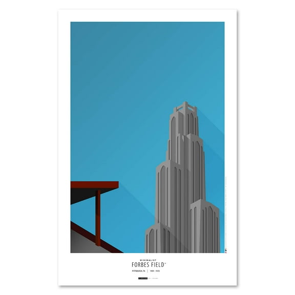 Pittsburgh Pirates 11" x 17" Minimalist Forbes Field Wall Art