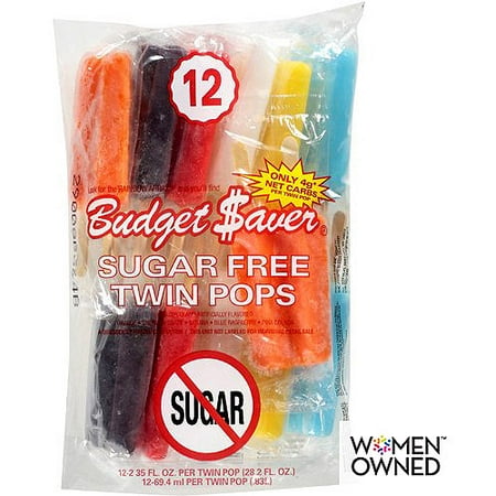 Ziegenfelder Budget Saver Sugar Free Twin Pops, 28.2 fl oz - Walmart.com