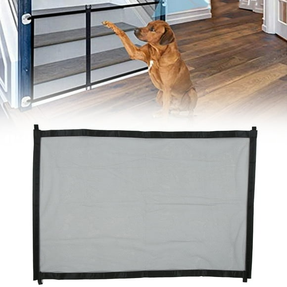 Mesh Gates for Kids or Pets, Tough Cloth Pet Gate, Pet Safety Guard Mesh, for Doorways, Between Walls or Stairwells, Indoors and Outdoors
