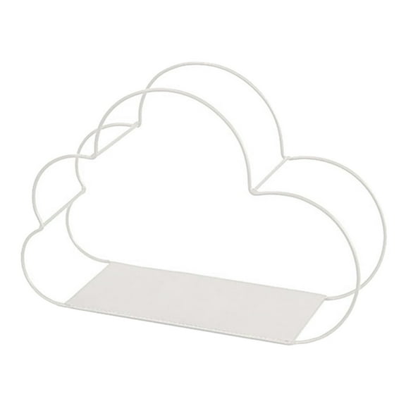 Cloud Shaped Floating Wall Shelves, Wall Mounted Storage Shelves for Bedroom, Iron Clouds Wall Decorative Storage Racks Holders for Living Room Kitchen Bathroom Wall Shelves for Storage