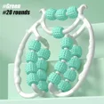 thumbnail image 1 of DEBGFS Rouleau de Massage Minceur pour Jambes Circulaires 20 Rondelles Outil d'Étirement Musculaire, Vert-20 Rondelles, 1 of 9