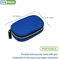 thumbnail image 2 of Ezy Dose Soft Sided Pocket Pharmacy Pill Case, 8 Compartments, Store Medication and Vitamins, Blue, 2 of 6