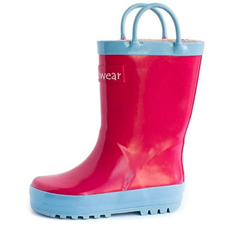 Oakiwear Kids Rain Boots For Boys Girls Toddlers Children Jazzy
