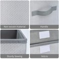 thumbnail image 2 of DIMJ Storage Bins with Lids, 3 Pcs Large Foldable Fabric Closet Organizer Storage Bins with Handle, Cube Storage Basket Box for Shelf, Bedroom, Office, Nursery, Toys, Clothes, Books, Light Gray, 2 of 6