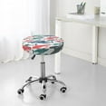 thumbnail image 4 of Uemuo Colorful Shark Pattern Round Bar Stool Seat Covers Washable Stool Cushion Slipcover Elastic Bar Chair Covers-12 inch, 4 of 7