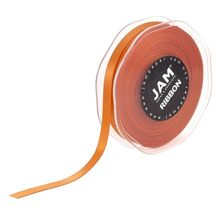 UPC: 0609613734854 | Jam Double Faced Satin Ribbon  3/8 In X 25 Yds  1/Pack  Orange