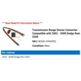 thumbnail image 2 of Transmission Range Sensor Connector - Compatible with 2002 - 2008 Dodge Ram 2500 2003 2004 2005 2006 2007, 2 of 2