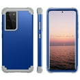 thumbnail image 5 of TECH CIRCLE For Galaxy S22 Ultra Case, Dual Layer Slim Heavy Duty Hybrid Rugged Shockproof Anti-Scratch Protective Back Phone Cover for Samsung Galaxy S22 Ultra 6.8" 2022,Darkblue, 5 of 7