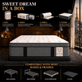 thumbnail image 6 of InWord 14 inch King Size Hybrid Mattress, Gel Memory Foam, Pocket Coils, Mattress in a Box, 6 of 13