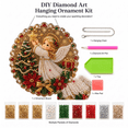 thumbnail image 6 of DIY Christmas Pearl Diamond Art Hanging Ornament Kit, Golden‑Star Angel Holiday Acrylic Decor, 2026 Festive Bead Diamond Craft Kit for Handmade Christmas Presents, 6 of 7