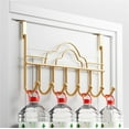 thumbnail image 5 of Bexikou 7 Hooks Over The Door Coat Rack, Over Door Hanger Organizer for Entryway, Bathroom, Bedroom, Closet, Laundry Room, Office, Dorm Room, 5 of 8