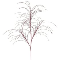 Vickerman 34" Mauve Glitter Grass Spray. Includes 6 sprays per pack..