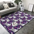 Area Rugs For Living Room Decor French Bulldog Cute Soft Anti Slip