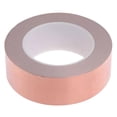 thumbnail image 1 of Cinta de lámina de cobre, adhesivo de blindaje EMI conductivo para reparación electrónica, barrera de caracol de babosas de guitarra 3cm CUTICAT Cinta adhesiva de cobre, 1 of 6