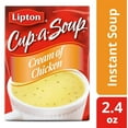 thumbnail image 3 of Lipton Cup-a-Soup Instant Soup For a Warm Cup of Soup Cream of Chicken Only 70 Calories Per Serving 2.4 Oz 4 Count (6 Pack), 3 of 8