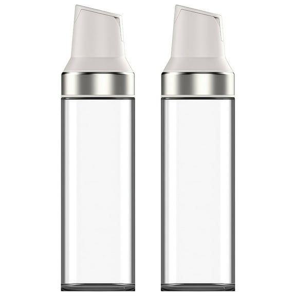 2 Pcs Honey Dispenser No Drip, 17 oz Maple Syrup Bottle with Auto Flip Lid, 500 ml Olive Oil Glass Bottle, Leakproof Honey Jar, Kitchen Container for Honey, Vinegar