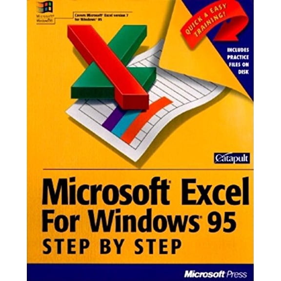 Pre-Owned Microsoft Excel for Windows 95 (Step by Step), 9781556158254, 1556158254, Paperback, 1 edition