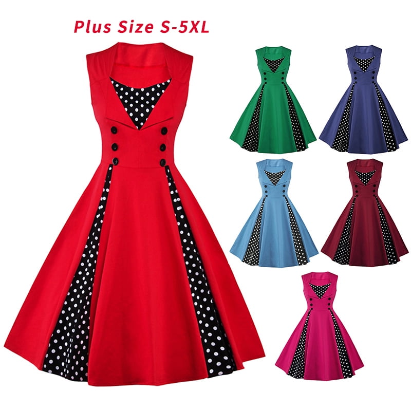 vintage style swing dress