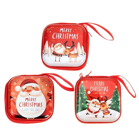 

Frcolor Xmas Storage Tree Hanging Purse Christmas Small Bags Decor Design Minidecor Bag Purses Pendants Pouch Tinplate Pendant