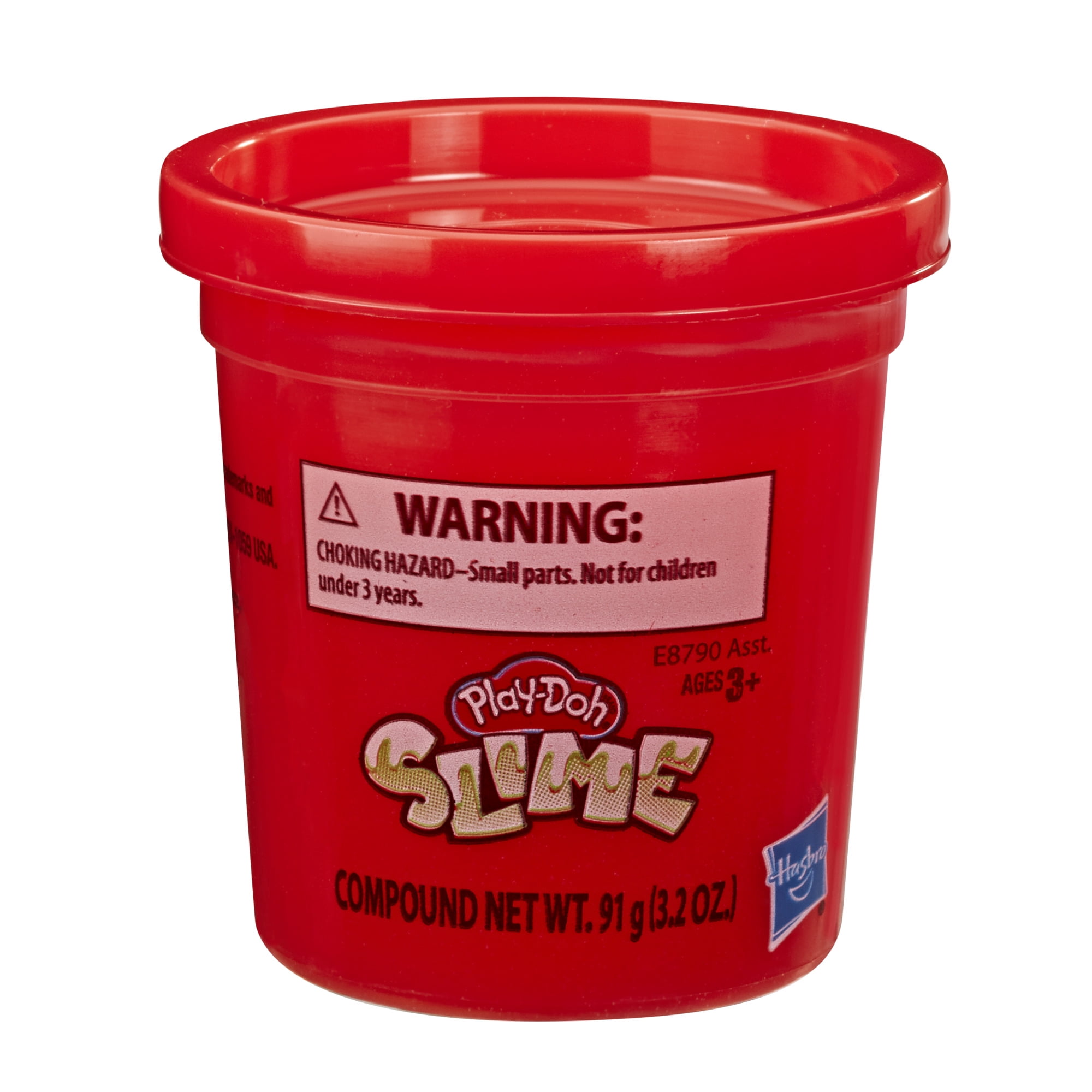 PlayDoh Brand Slime Single 3.2Ounce Can of Red Slime Compound