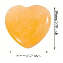 Heart Shaped Worry Stones | Natural Crystals & Rocks for Decor, DIY Crafts, Feng Shui | Colorful Heart Stones for Valentine's Day Gifts