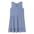thumbnail image 4 of Vestido de mujer Vestido sin mangas con lunares Vestido sin mangas con volantes sueltos, Azul claro, S AweSitey AP002113-31, 4 of 7