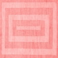thumbnail image 1 of Ahgly Company Indoor Square Abstract Red Modern Area Rugs, 5' Square, 1 of 4
