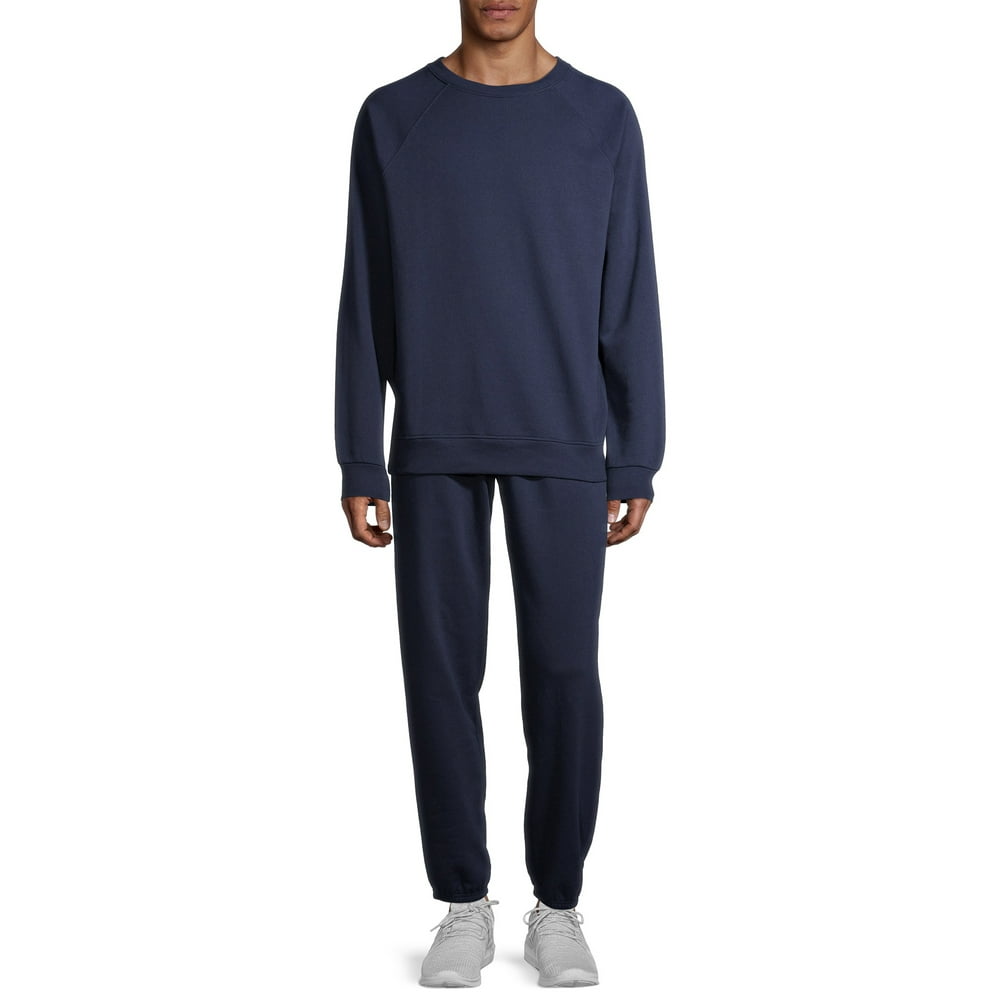 Athletic Works Athletic Works Men's Fleece 2Piece Crew Sweatshirt