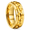 Gold, variant on Men's Spinner Ring, Double-Layer Rotating Gear Band, Gold or Silver