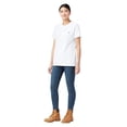 thumbnail image 2 of Dickies Women's Heavyweight Short Sleeve Pocket T-Shirt, White, X-Small, 2 of 5