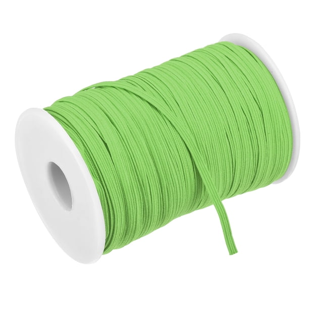 Banda elástica Unique Bargains para coser 1/8'(3mm)x109 yardas Claro Militar Verde