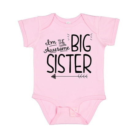 

Inktastic I m the Awesome Big Sister Gift Baby Girl Bodysuit