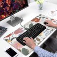 thumbnail image 2 of Long Mouse Pads for Desk,Pioneer Flower Floral Print Pattern Desk Mats on Top Of Desks, Desk Mouse Pad Extra Large with 3mm Non-Slip Base and Stitched Edge for Gaming,Office,Work,Home 31.5"x15.7", 2 of 6