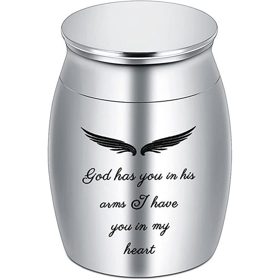 Hearbeingt Stainless Steel Mini Cremation Urns
