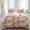 Light Beige Light Pink, variant on Spring Flowers Set of 4 Bedding Quilt Covers, Farmhouse Chinese Pink White Floral 4-Piece Bed Sheet Set with Extra Soft Bed Sheets Quilt Cover Pillowcase, Queen