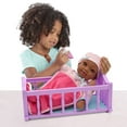 thumbnail image 4 of Little Darlings 12" Crib Time Fun AA - Talking Baby Doll With Crib & Accessories, Purple & Pink, Ages 2+, 4 of 7
