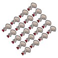 thumbnail image 1 of Dosaele 20 Pcs Korean Finger Heart Embroidered Cloth Patch, 1 of 8