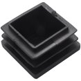 thumbnail image 5 of 100pcs Plastic Square Tube Inserts End Blanking Caps 20mm x 20mm Black, 5 of 8