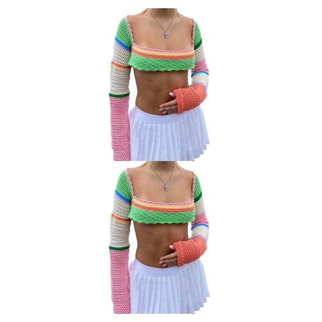 Minnieouse Color llamativo y patrón de rayas clásico para un aspecto moderno en todas las ocasiones, tela transpirable adecuada, elasticidad XL XXL, 1 2Conjunto